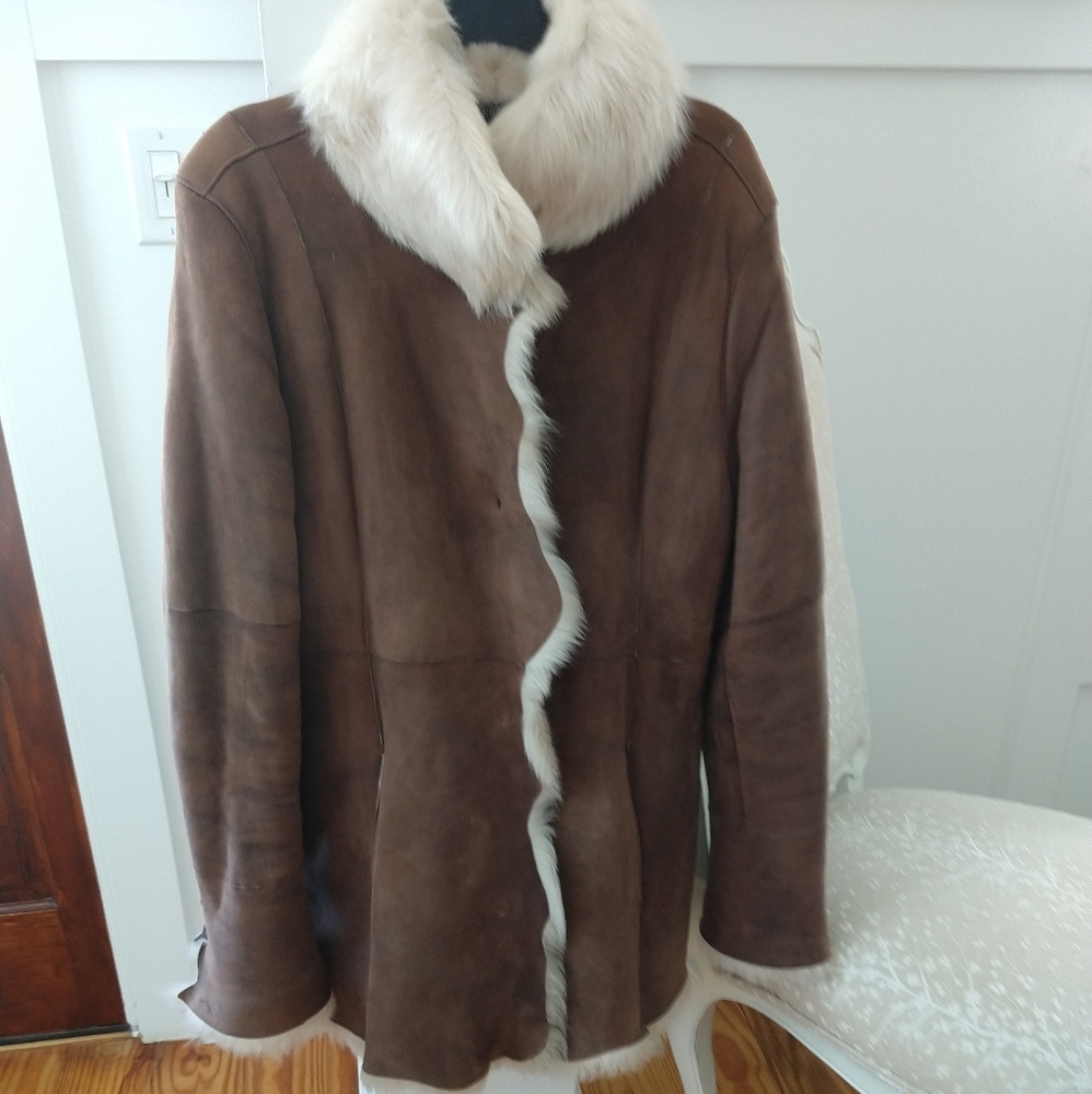 Andrew Marc 3/4 length Shearling XL GUC